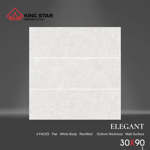کاشی و سرامیک بدنه سفید 90*30 الگانت 5888 (M44)(کینگ استار)