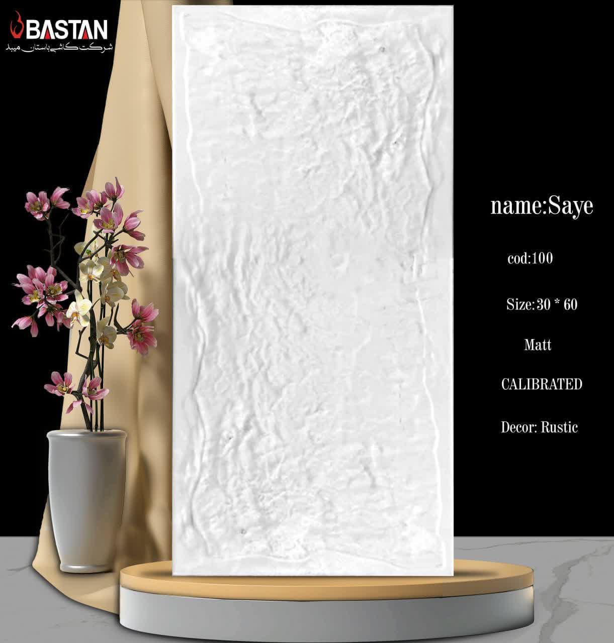 کاشی و سرامیک  بدنه سفید 60×30 سایه 5658 (مات 100)
