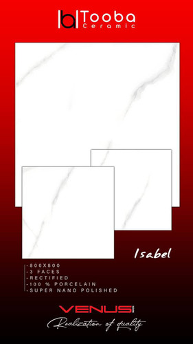 کاشی ونوس ایزابل 80×80 (طوبی) پرسلان نانو پولیش