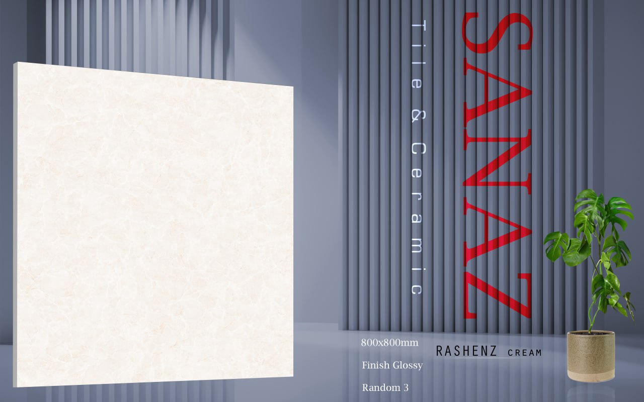 کاشی ساناز راشنز کرم 80×80