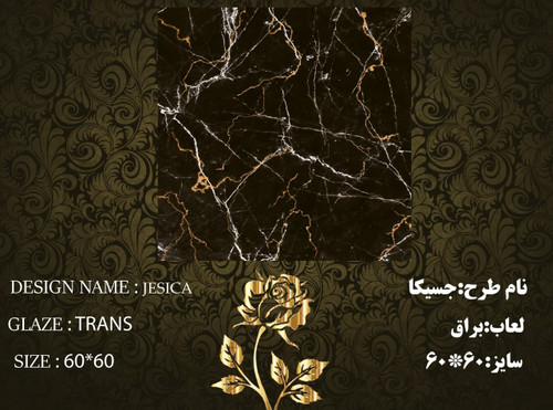 کاشی و سرامیک ساناز کف سایز 60*60 جسیکا براق طیف 66