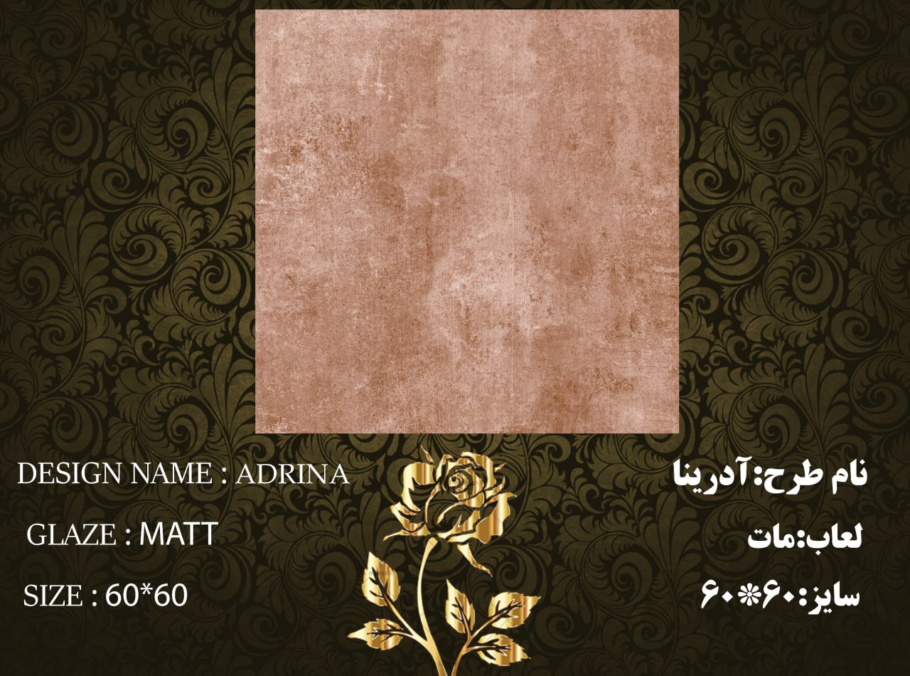 کاشی و سرامیک ساناز کف  سایز 60*60 آدرينا مات طیف 45